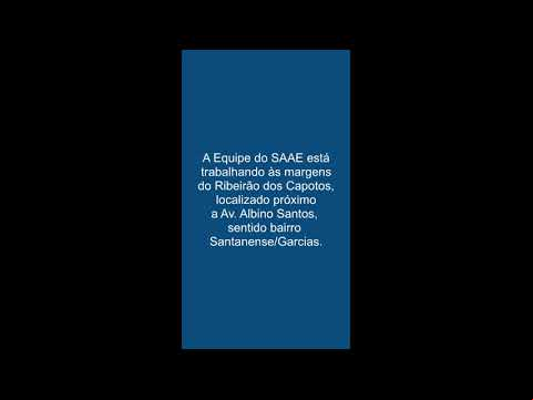 Video saae-substitui-tubulacoes-danificadas-as-margens